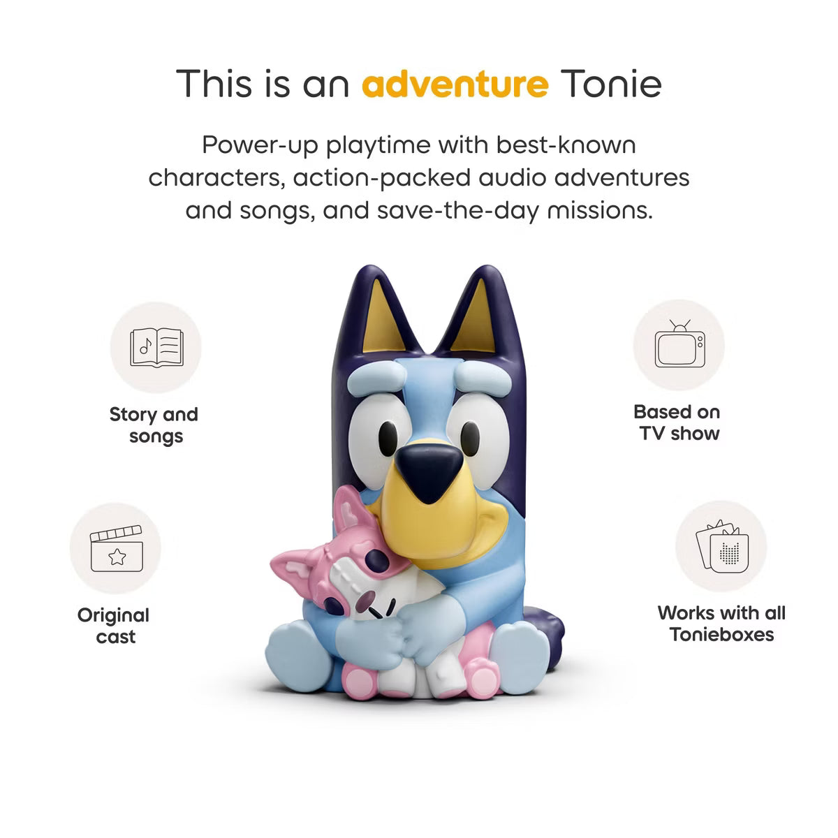 Bluey Toniebox 2 Starter Set: Sky Blue | Tonies