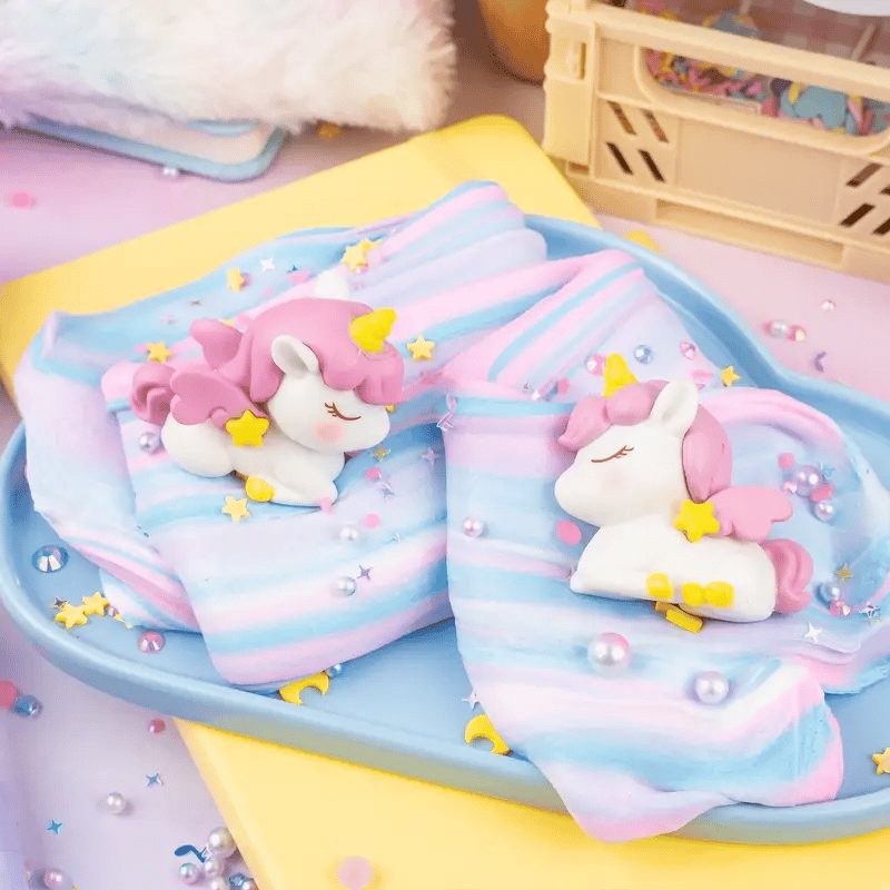 Unicorn Tales Sunbeam Serenade Butter Signature Dome Slime | Kawaii Slime Company
