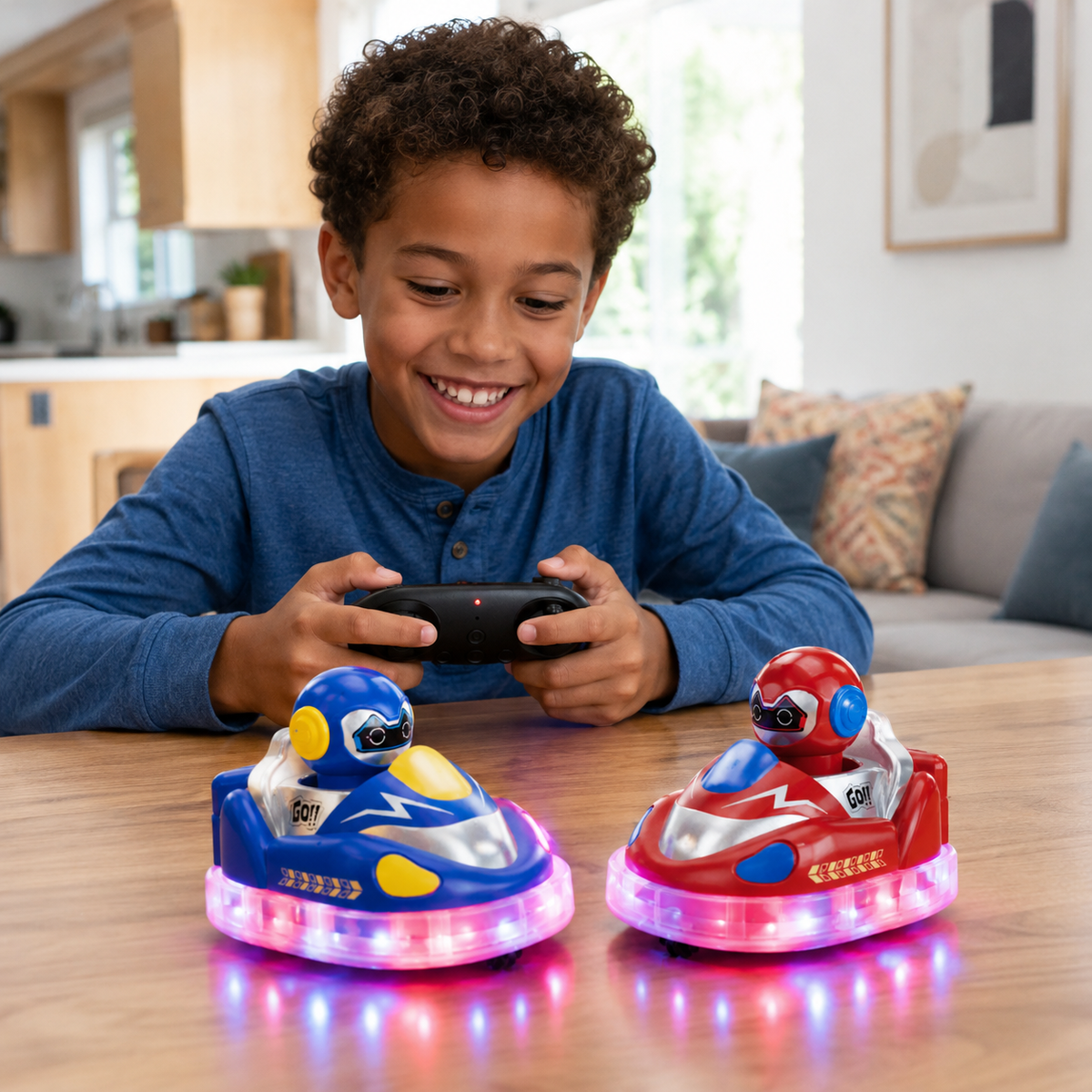 Lumezoom RC Glow Crasherz Bumper Cars | Mukikim - LOCAL PICKUP ONLY