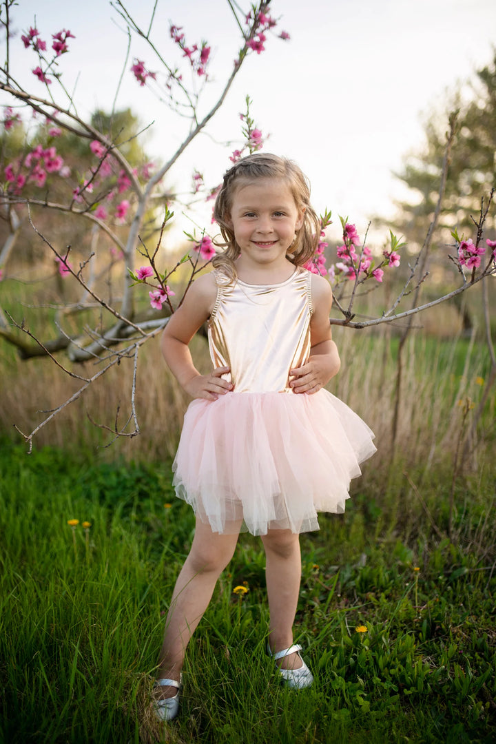 Ballet Tutu Dress - Rose Gold | Great Pretenders