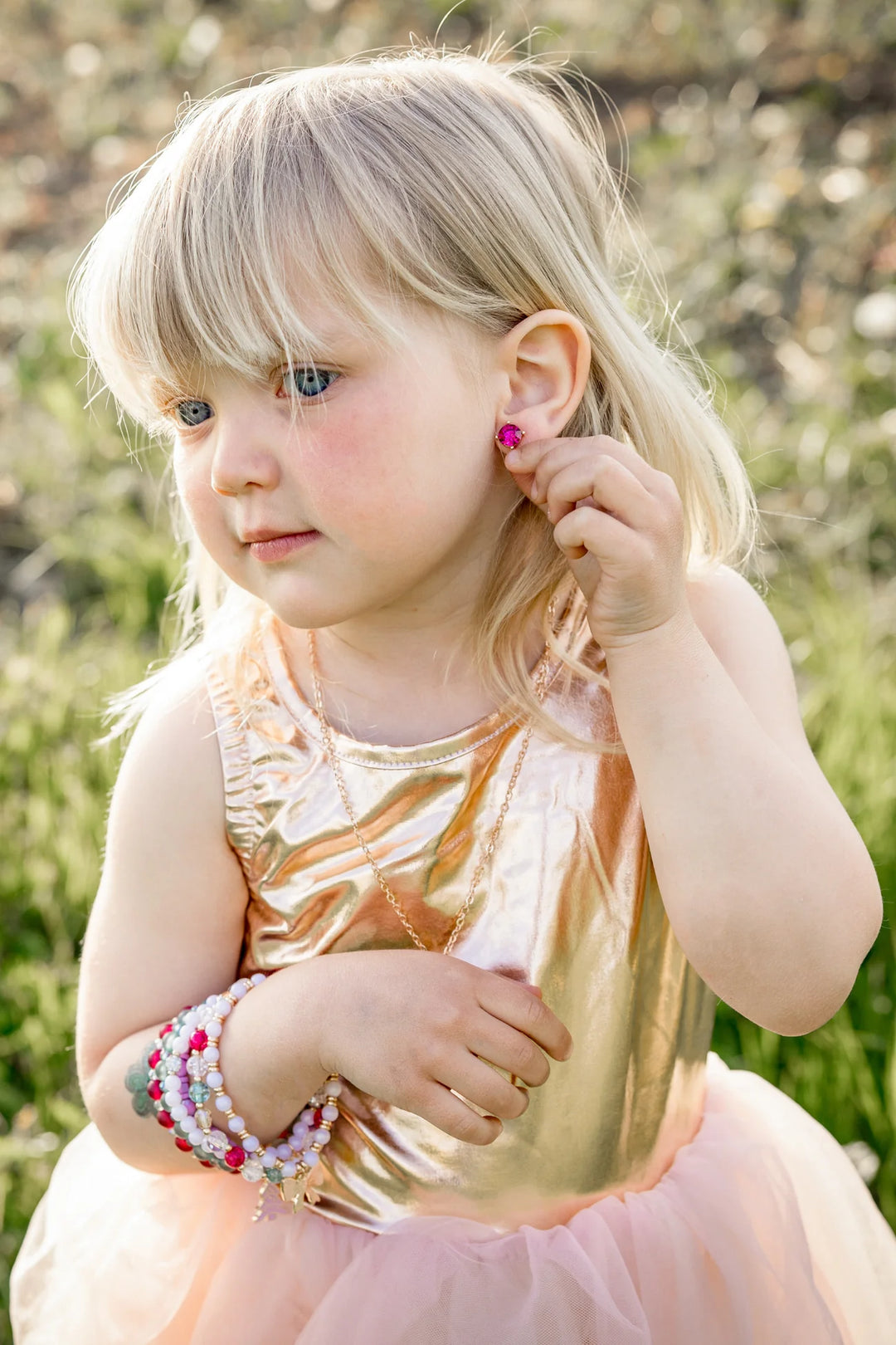 Holiday Pleather Tree Clip On Earrings | Great Pretenders