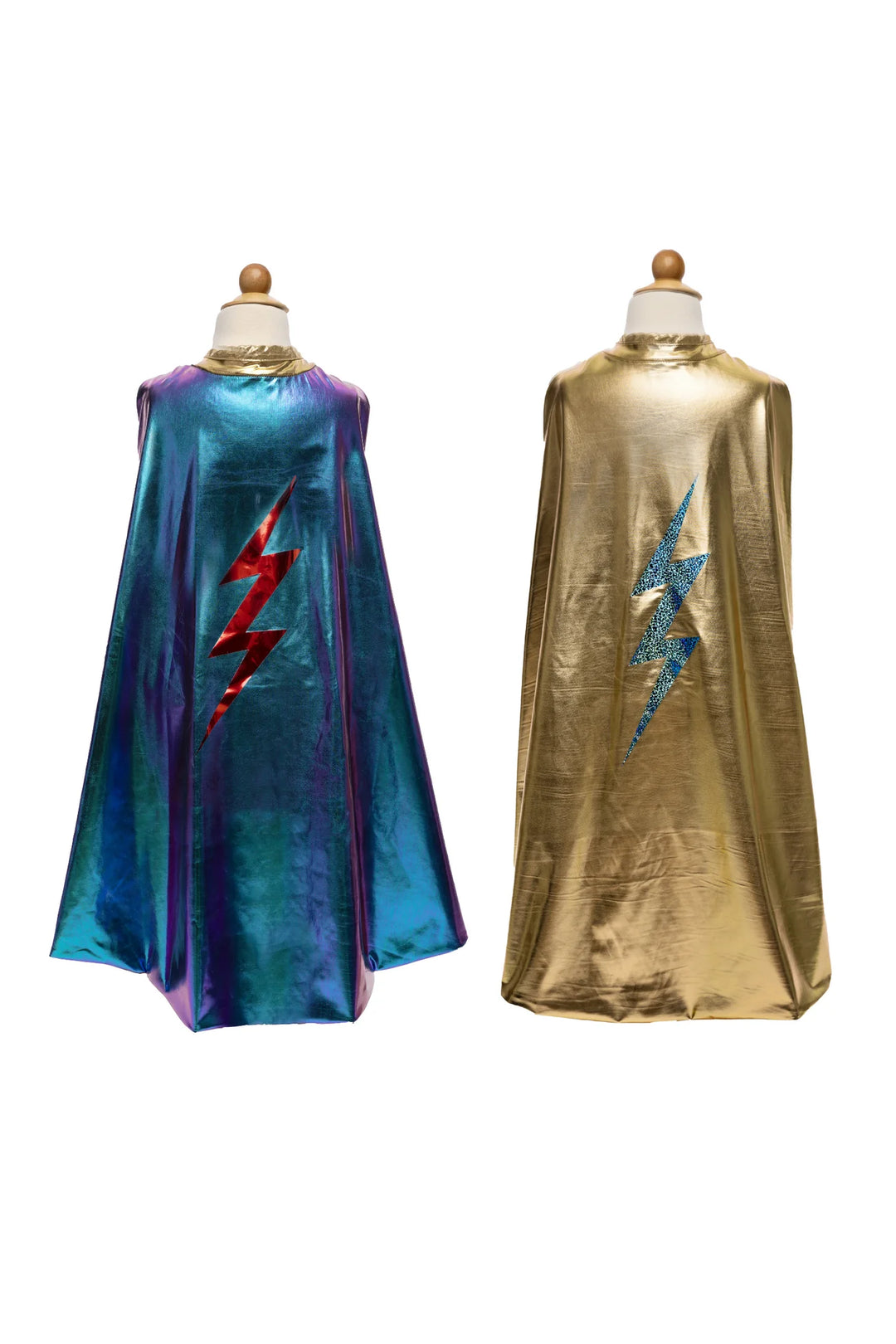 Blue Lightning Holographic Cape | Great Pretenders