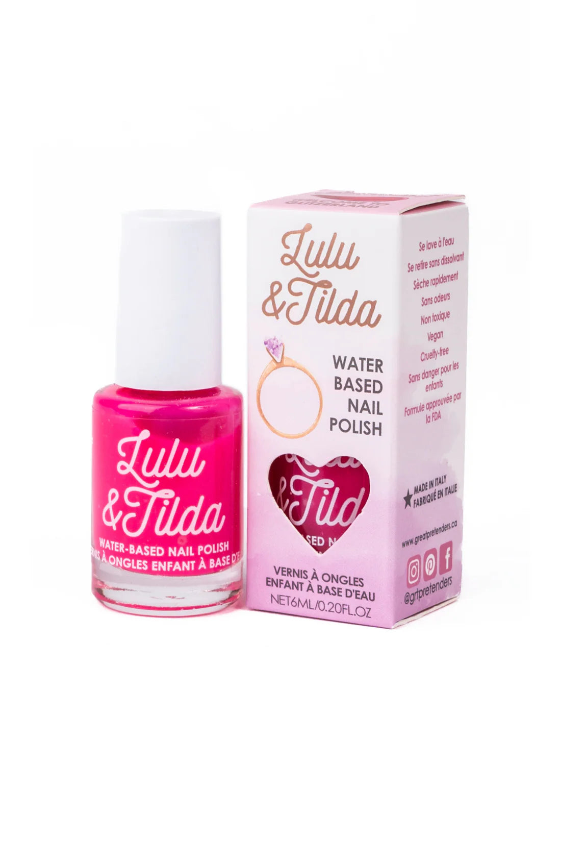 Welcome To Glitzerland Washable Nail Polish | Great Pretenders