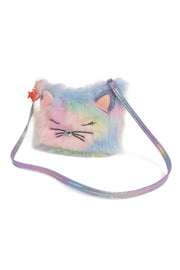 Rainbow Furry Kitty Purse | Great Pretenders