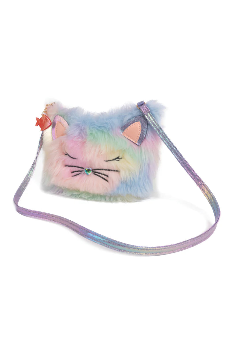 Rainbow Furry Kitty Purse | Great Pretenders