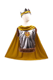Sir Wolfheart Tunic, Cape, and Crown, Size 5-6 | Great Pretenders