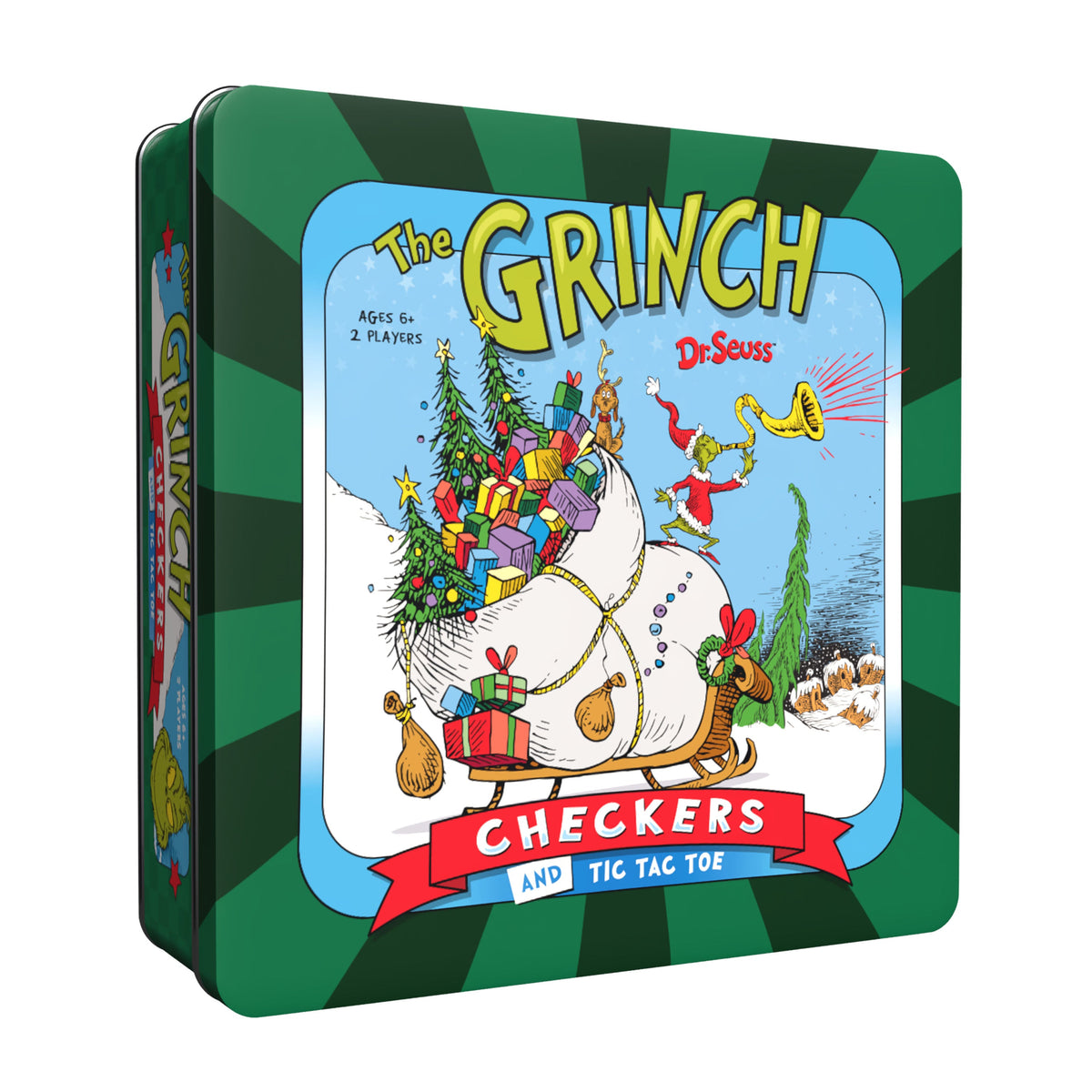 The Grinch Checkers & Tic Tac Toe | OP Games