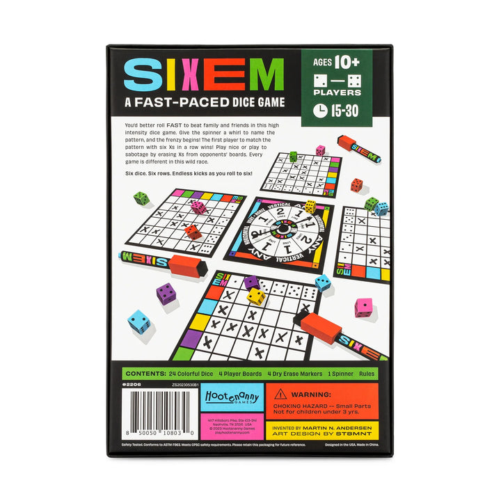 SIXEM | Hootenanny Games