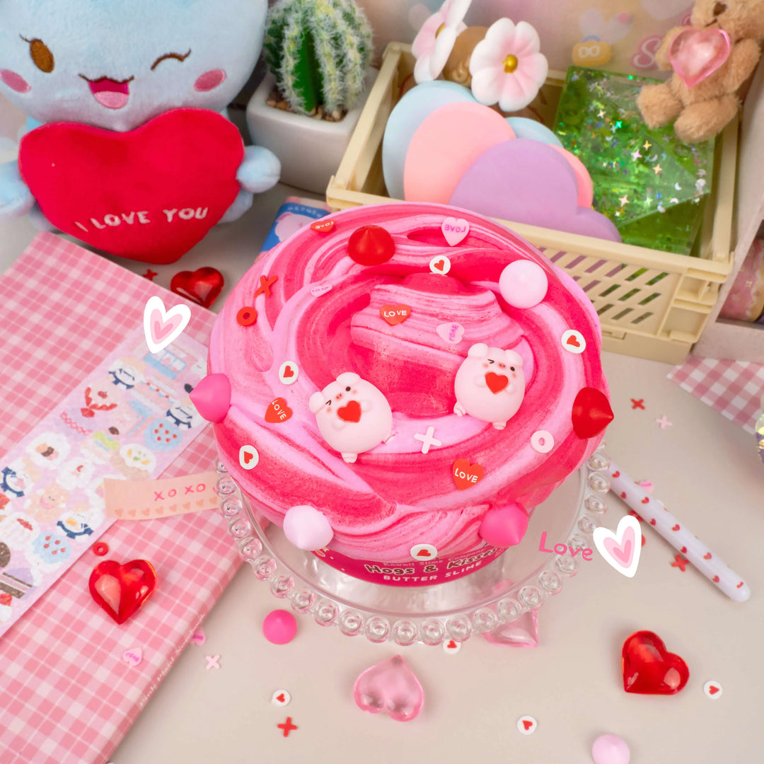 Hogs & Kisses Butter Slime | Kawaii Slime Company