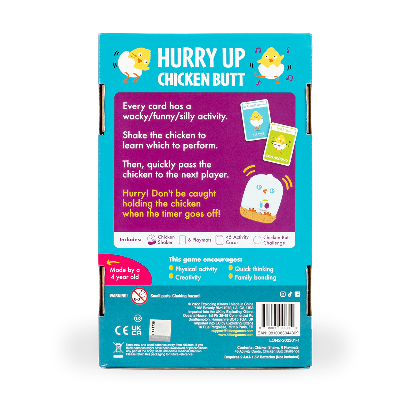 Hurry Up Chicken Butt | Asmodee