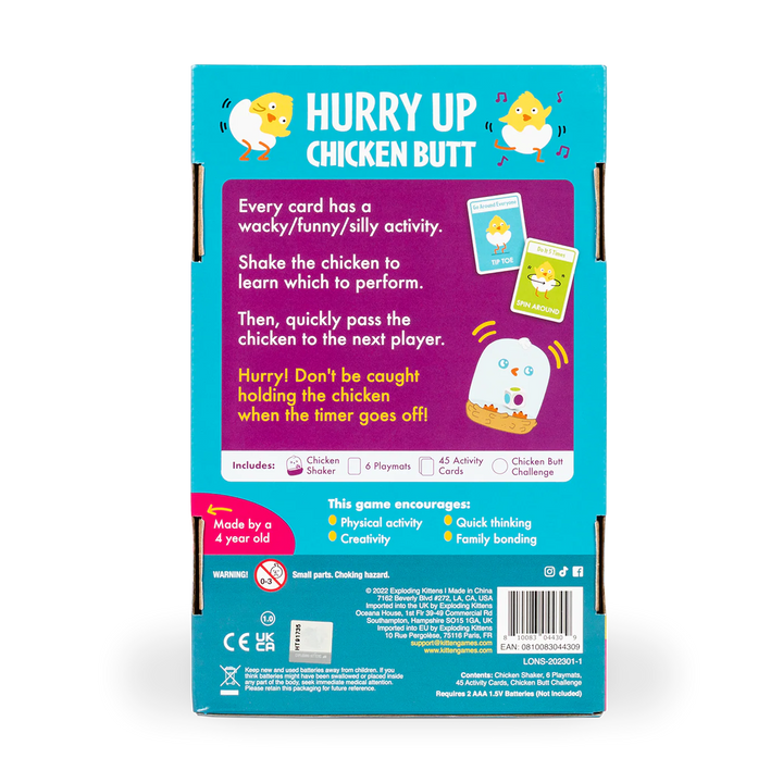 Hurry Up Chicken Butt | Asmodee