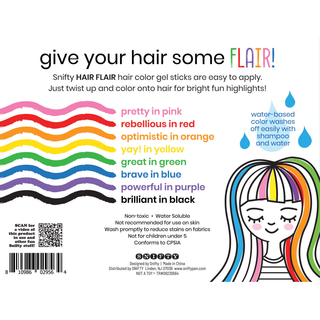 Hair Flair Color Gel Sticks Set | Snifty