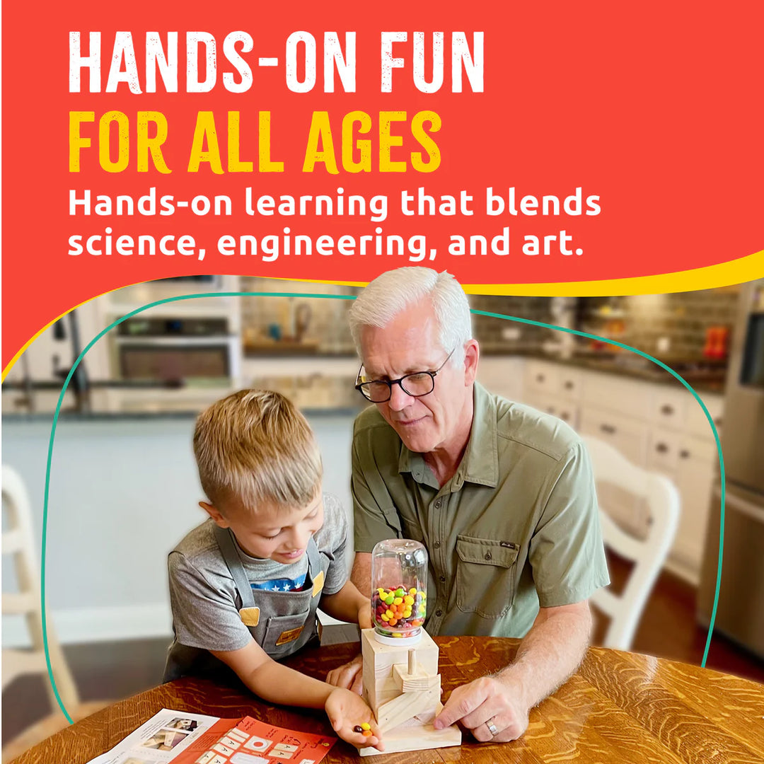 Candy Dispenser Woodworking Kit | Spark Jump