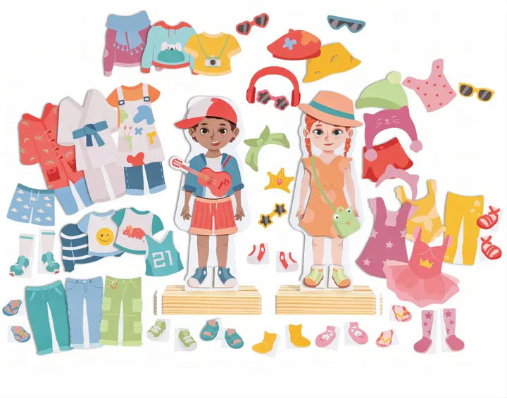 Magnetic Seasons Dress Up Wooden Puzzle | Hape