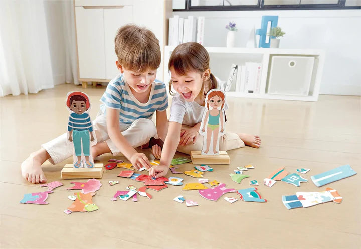 Magnetic Seasons Dress Up Wooden Puzzle | Hape