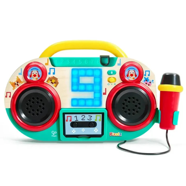 Sing-along Pixel Boombox | Hape - LOCAL PICK UP ONLY