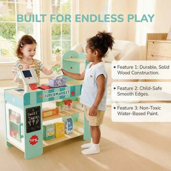 Smart & Wooden Supermarket | Hape - LOCAL PICK UP ONLY