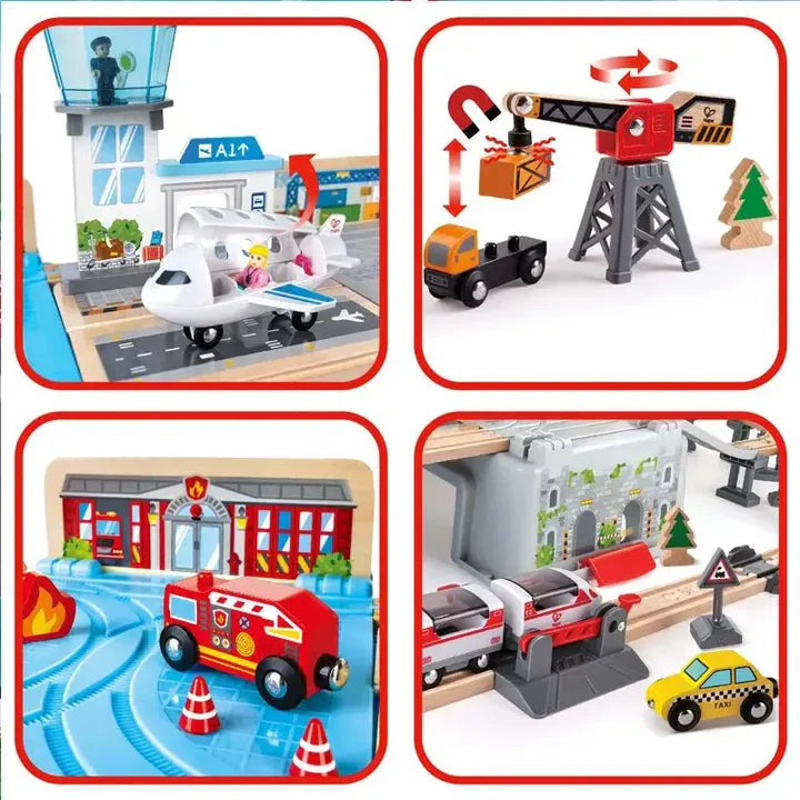 Super Cityscape Transport Bucket Set | Hape - LOCAL PICKUP ONLY