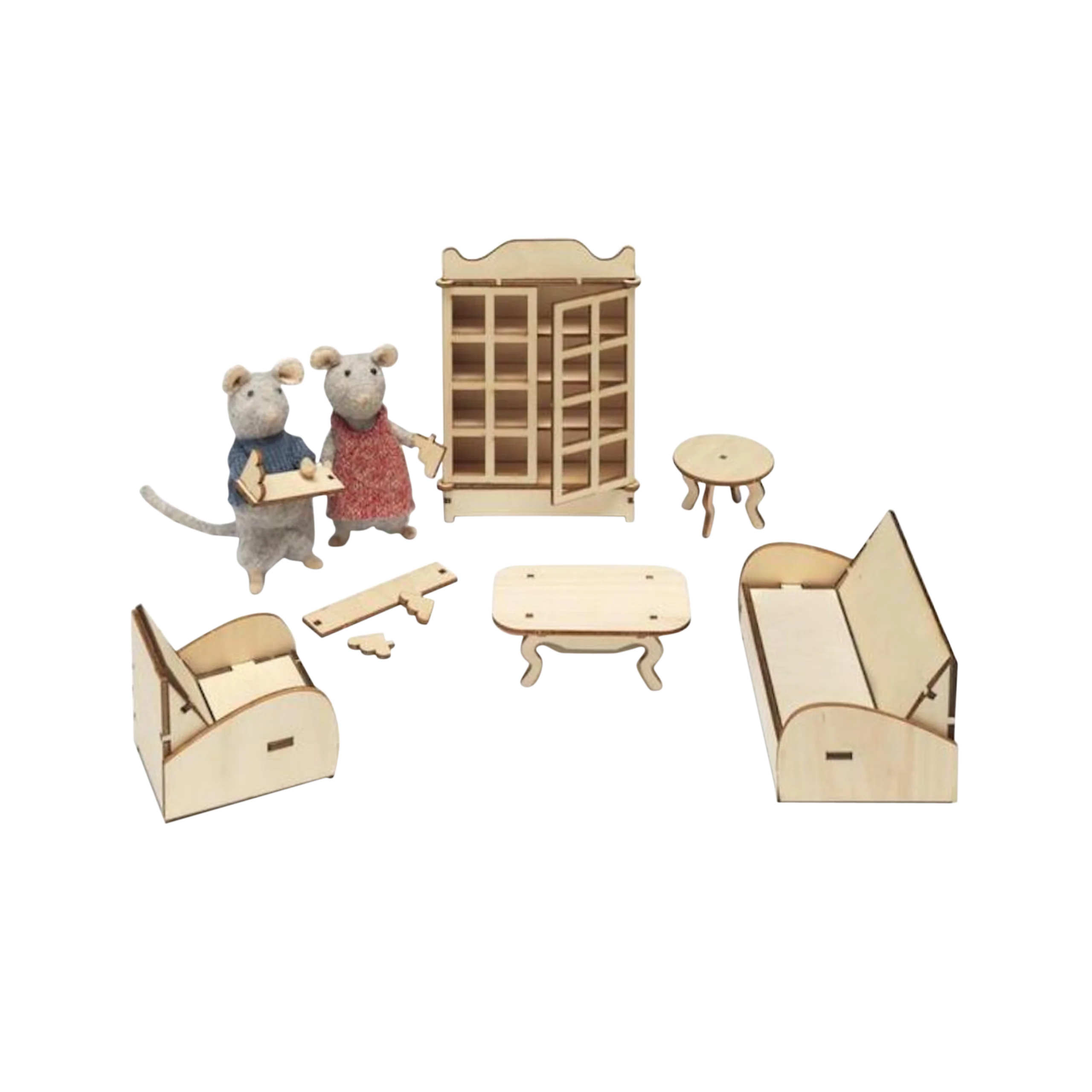 Furniture Kit - Living Room | The Mouse Mansion
