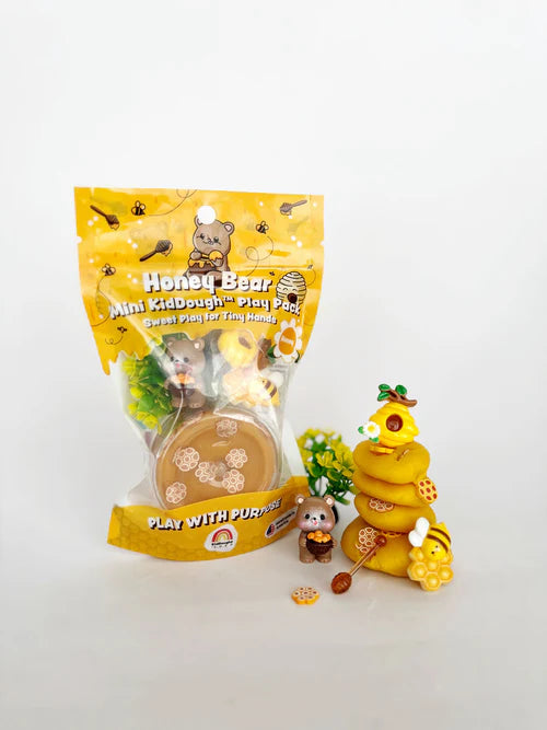 Honey Bear Mini KidDough Play Pack | Earth Grown KidDough