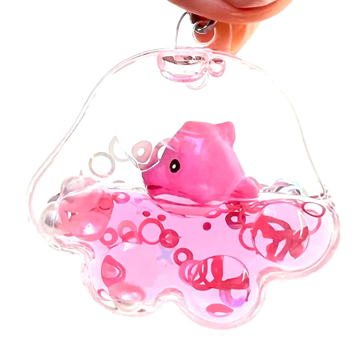 Sealife Jellyfish Floaty Key Charm