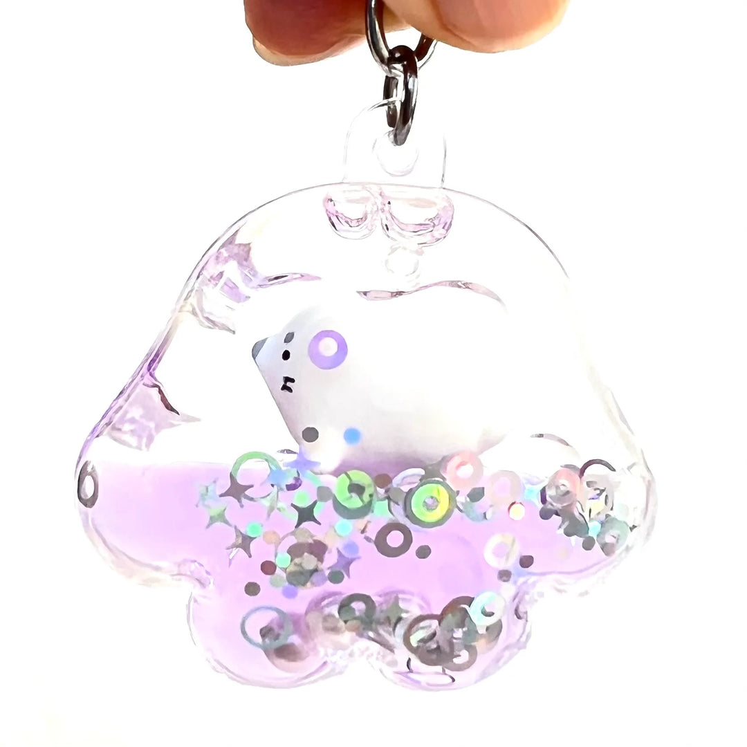 Sealife Jellyfish Floaty Key Charm