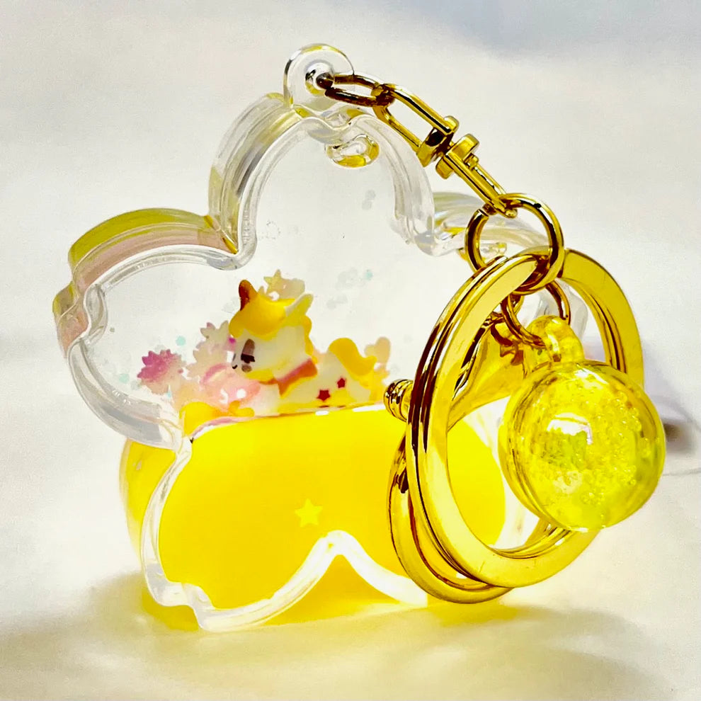 Unicorn Flower Floaty Key Charm
