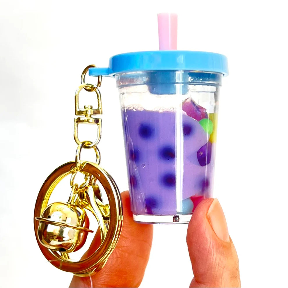 Pastel Boba Floaty Key Charm