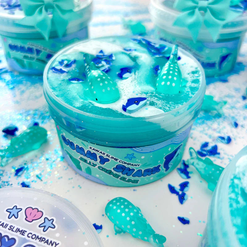 Gummy Shark Jelly Creme Slime | Kawaii Slime Company