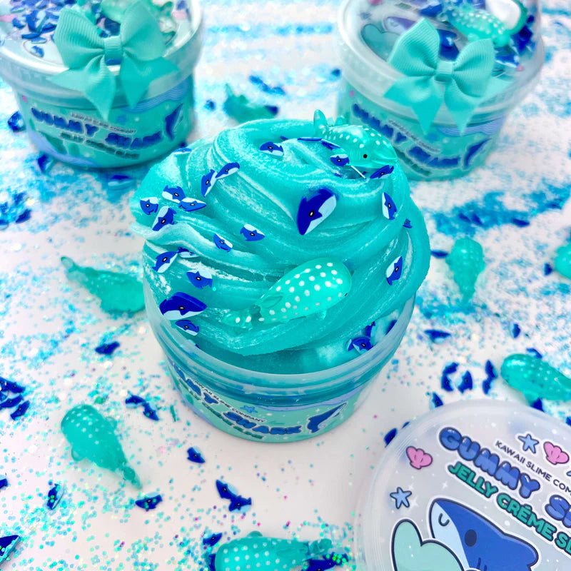 Gummy Shark Jelly Creme Slime | Kawaii Slime Company