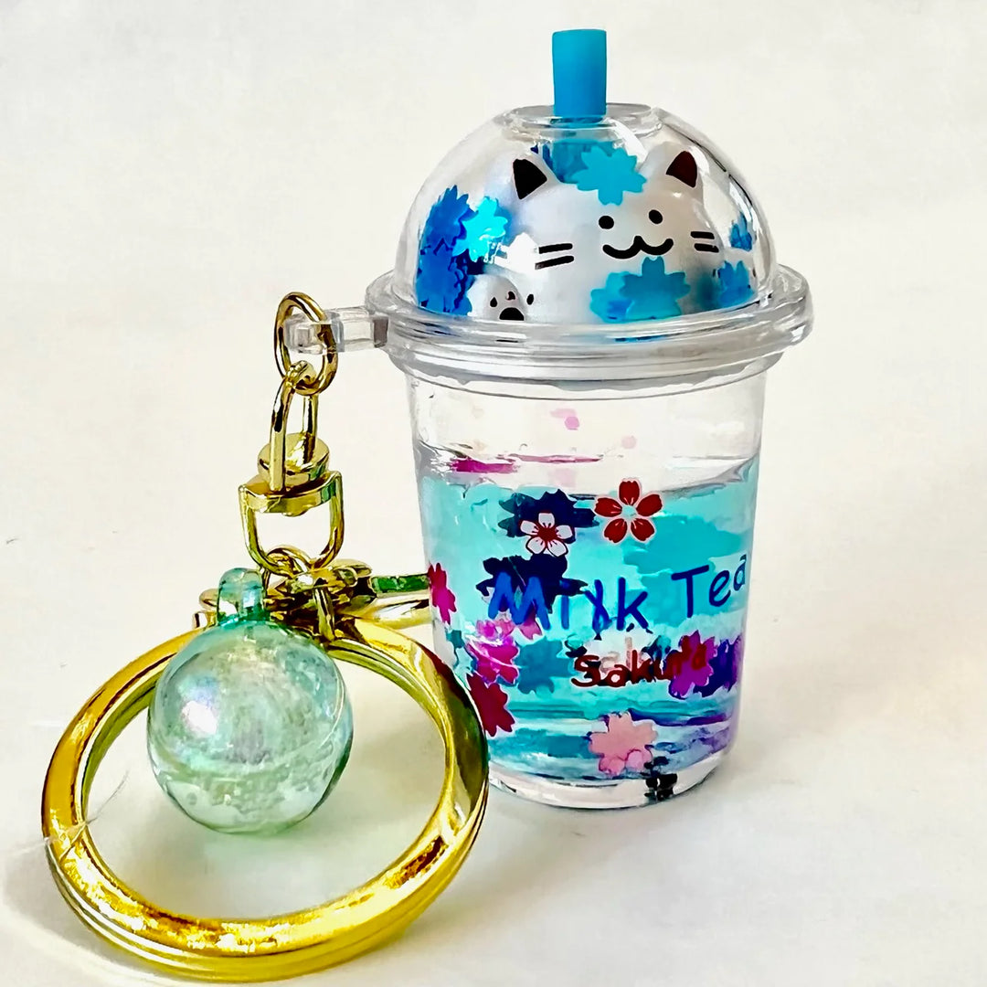 Kitty Milk Floaty Key Charm