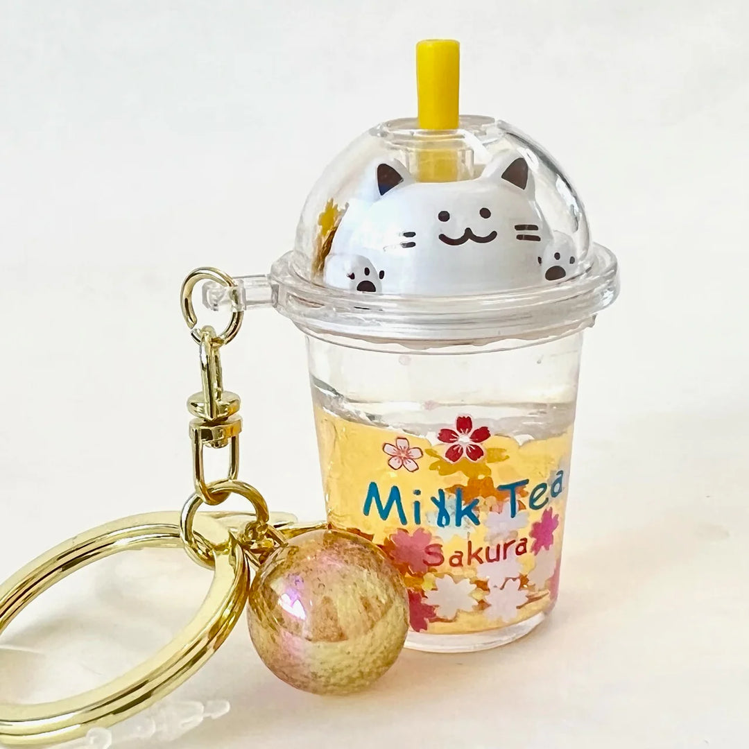 Kitty Milk Floaty Key Charm