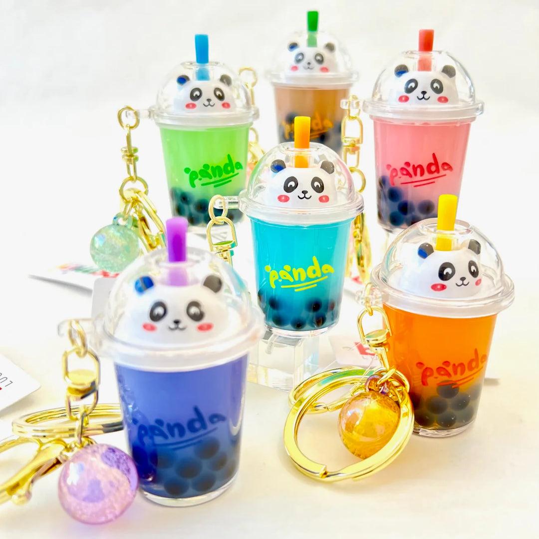 Panda Boba Tea Floaty Key Charm