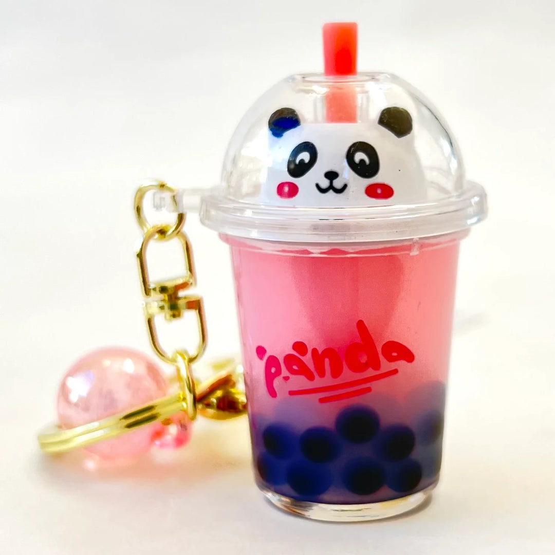 Panda Boba Tea Floaty Key Charm