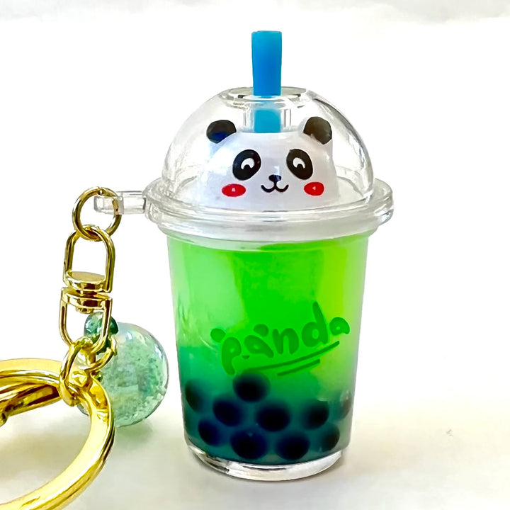 Panda Boba Tea Floaty Key Charm