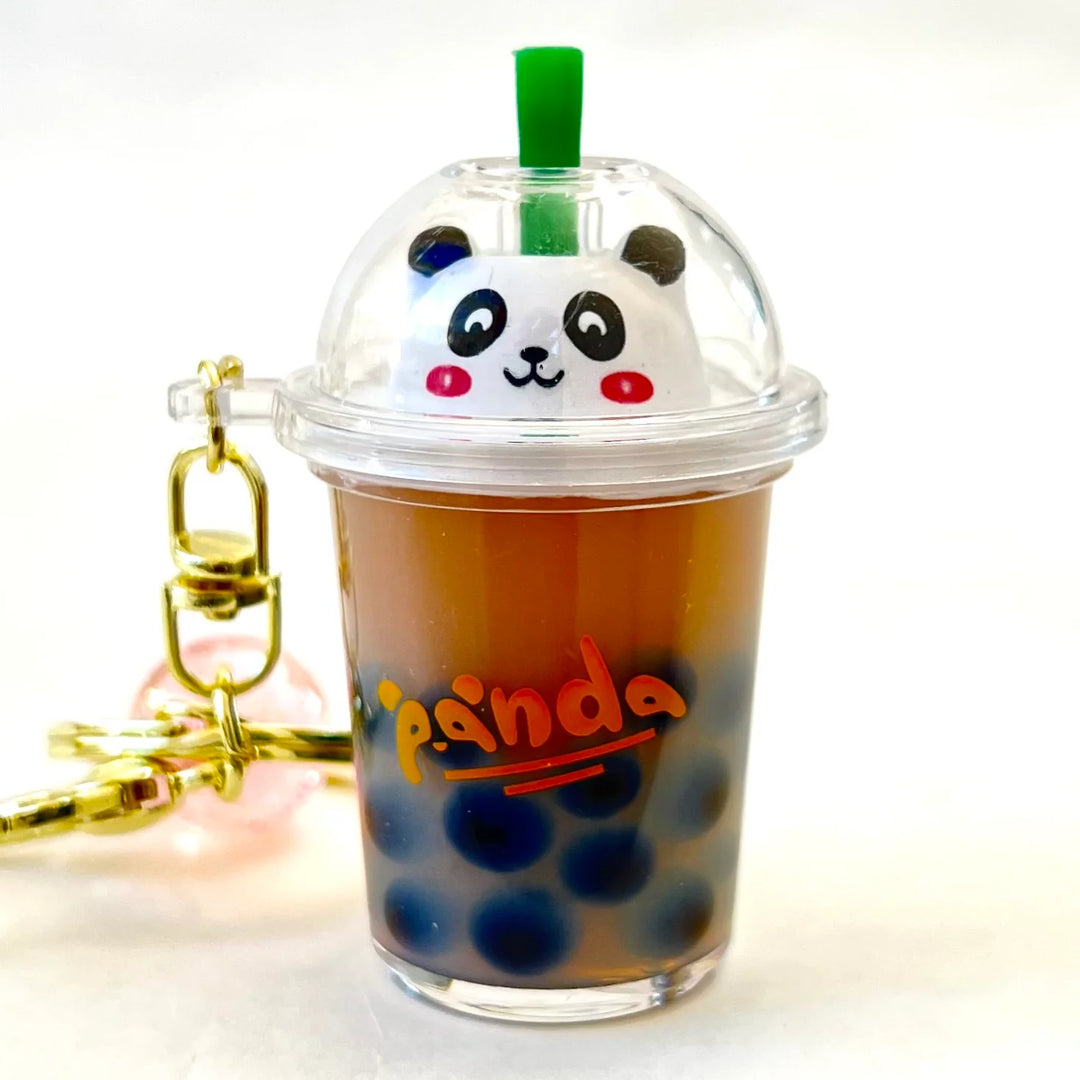 Panda Boba Tea Floaty Key Charm