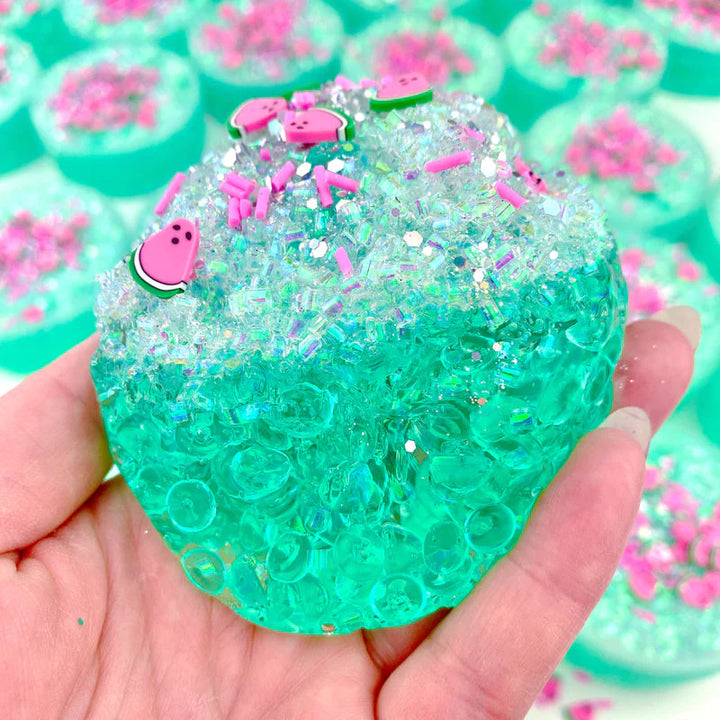 Watermelon Sugar Fishbowl Bingsu Slime | Kawaii Slime Company