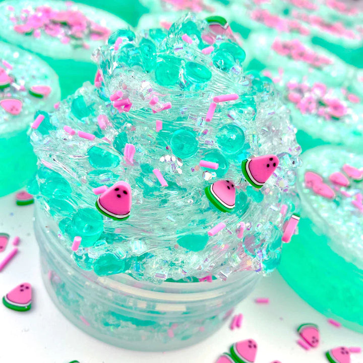 Watermelon Sugar Fishbowl Bingsu Slime | Kawaii Slime Company