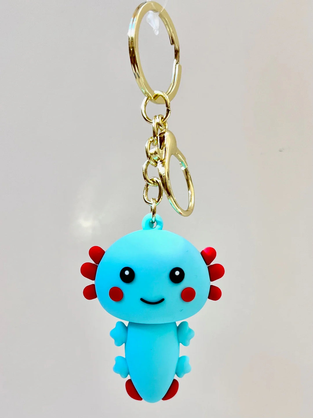 Axolotl Figurine Key Charm