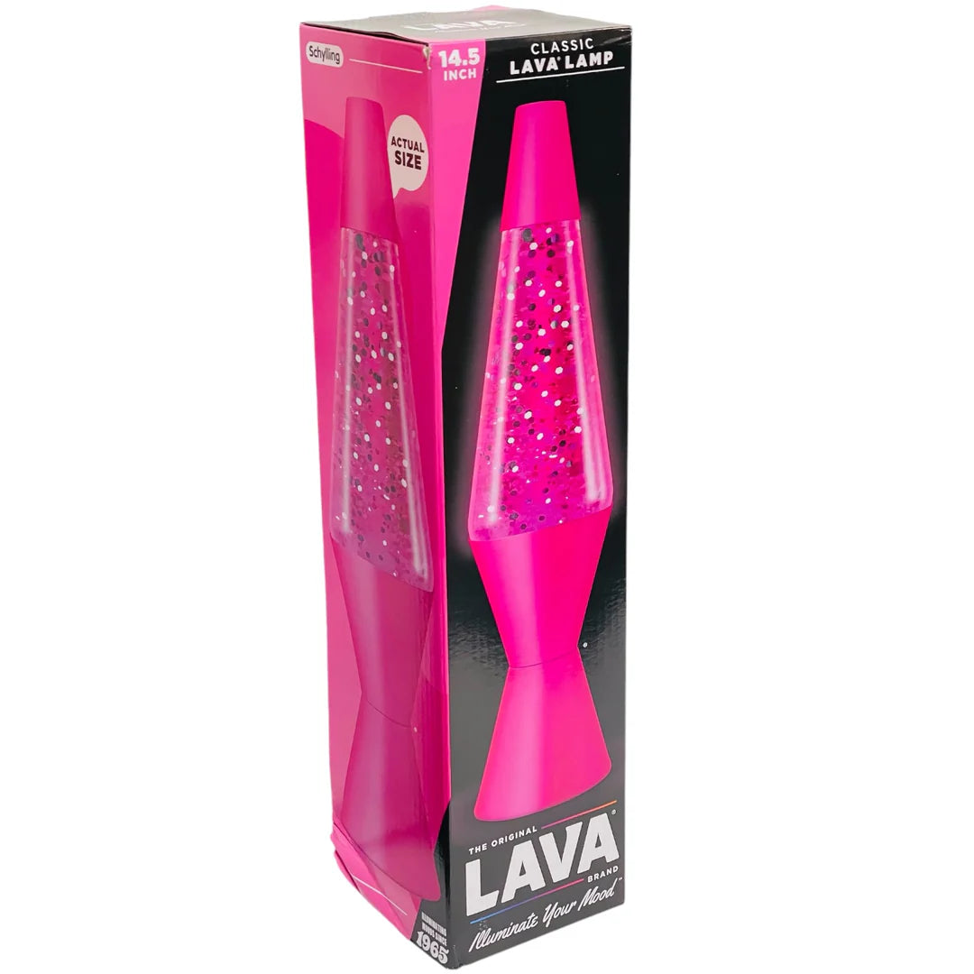 Pink Sparkles Lava Lamp | Schylling - LOCAL PICK UP ONLY