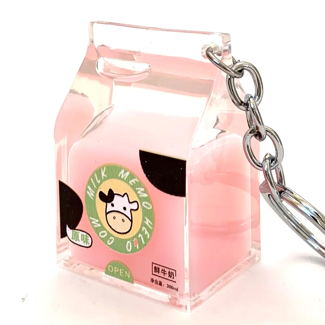 Pink Milk Key Charm