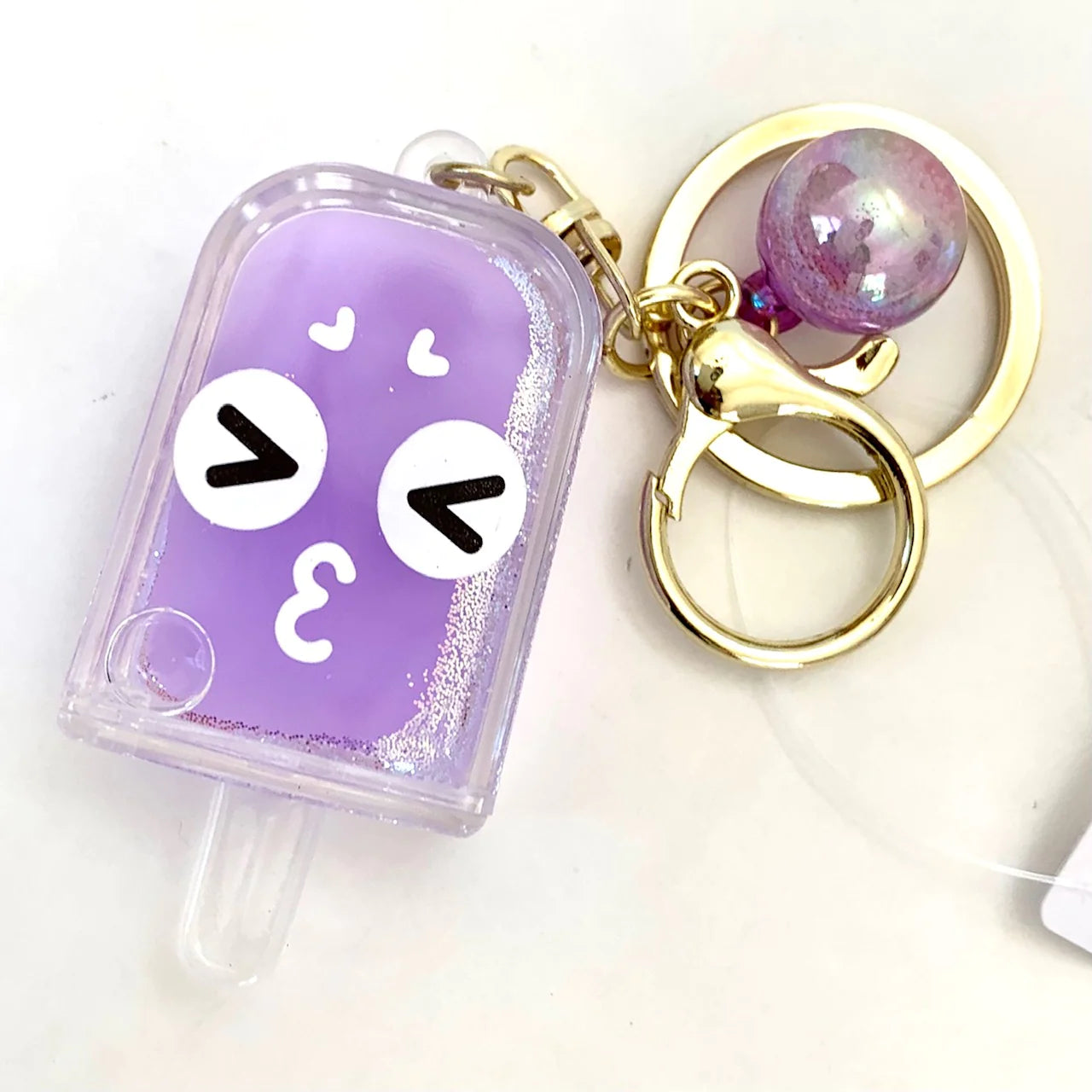 Popsicle Face Floaty Key Charm | BCMini