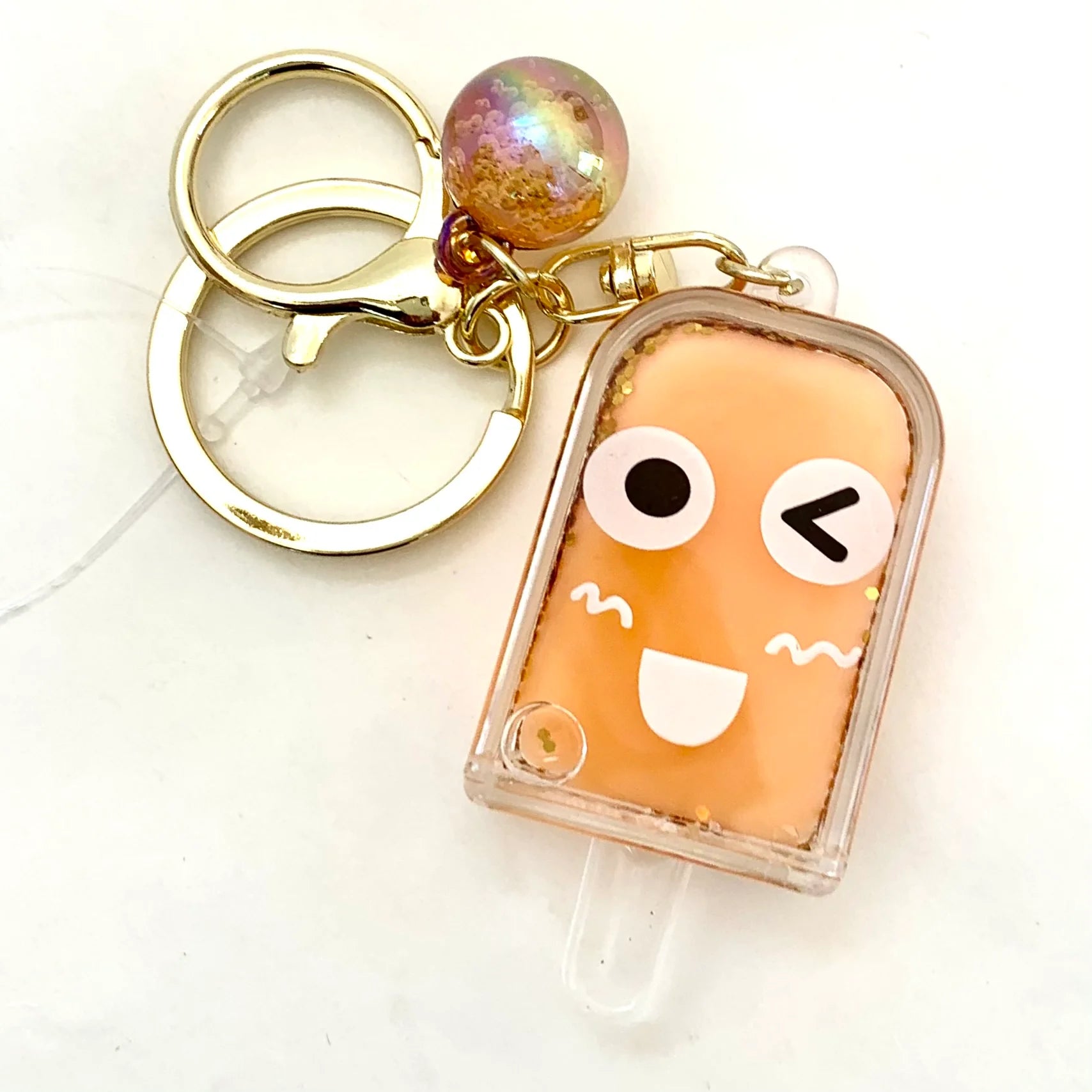 Popsicle Face Floaty Key Charm | BCMini