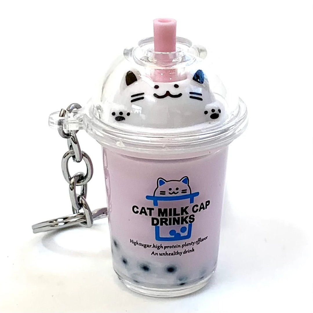 Cat Boba Tea Charm