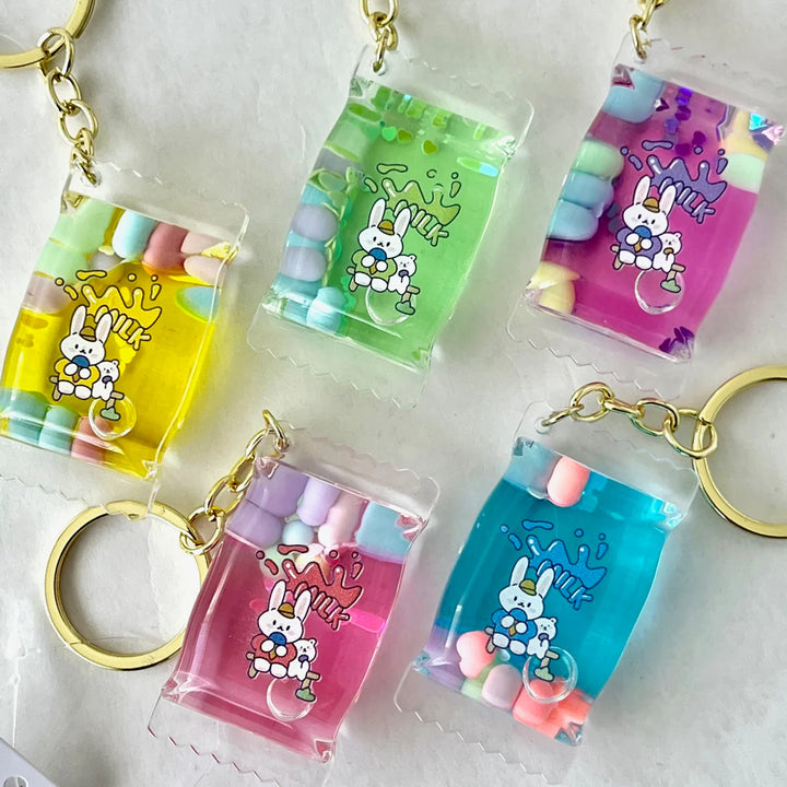 Bunny Candy Floaty Key Charm