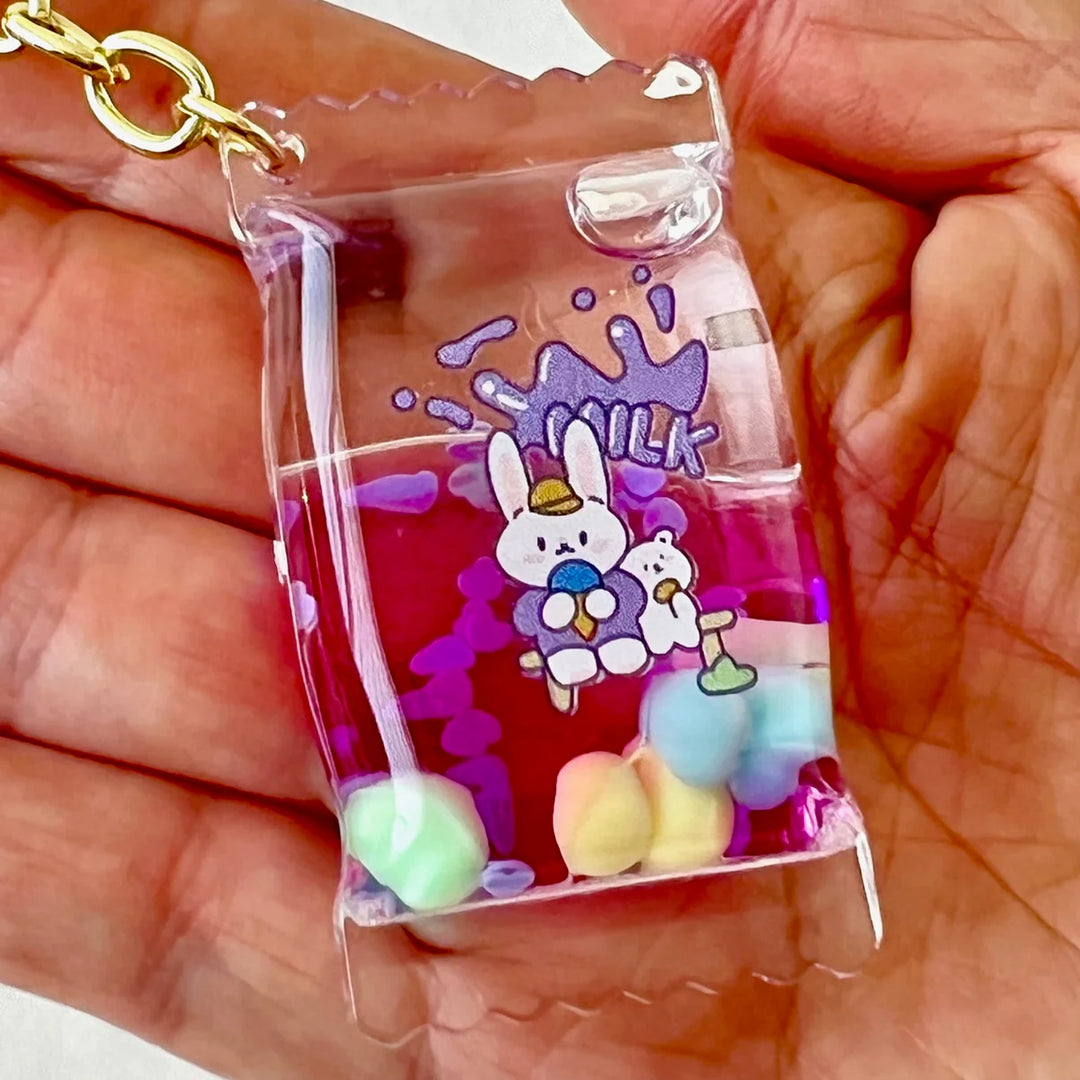 Bunny Candy Floaty Key Charm