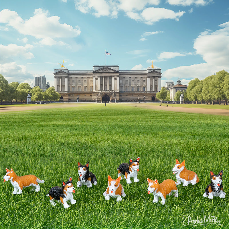 Itty Bitty Corgis figurines