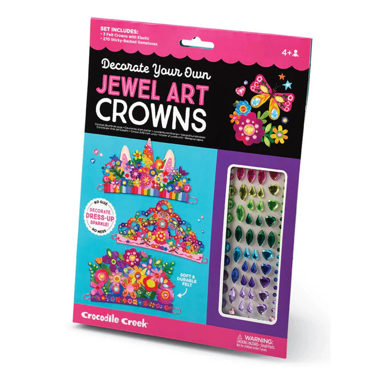 Jewel Art Crowns - Unicorn Flowers | Crocodile Creek