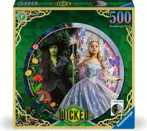 Wicked: True Friendship - 500 Pc Round Puzzle | Ravensburger