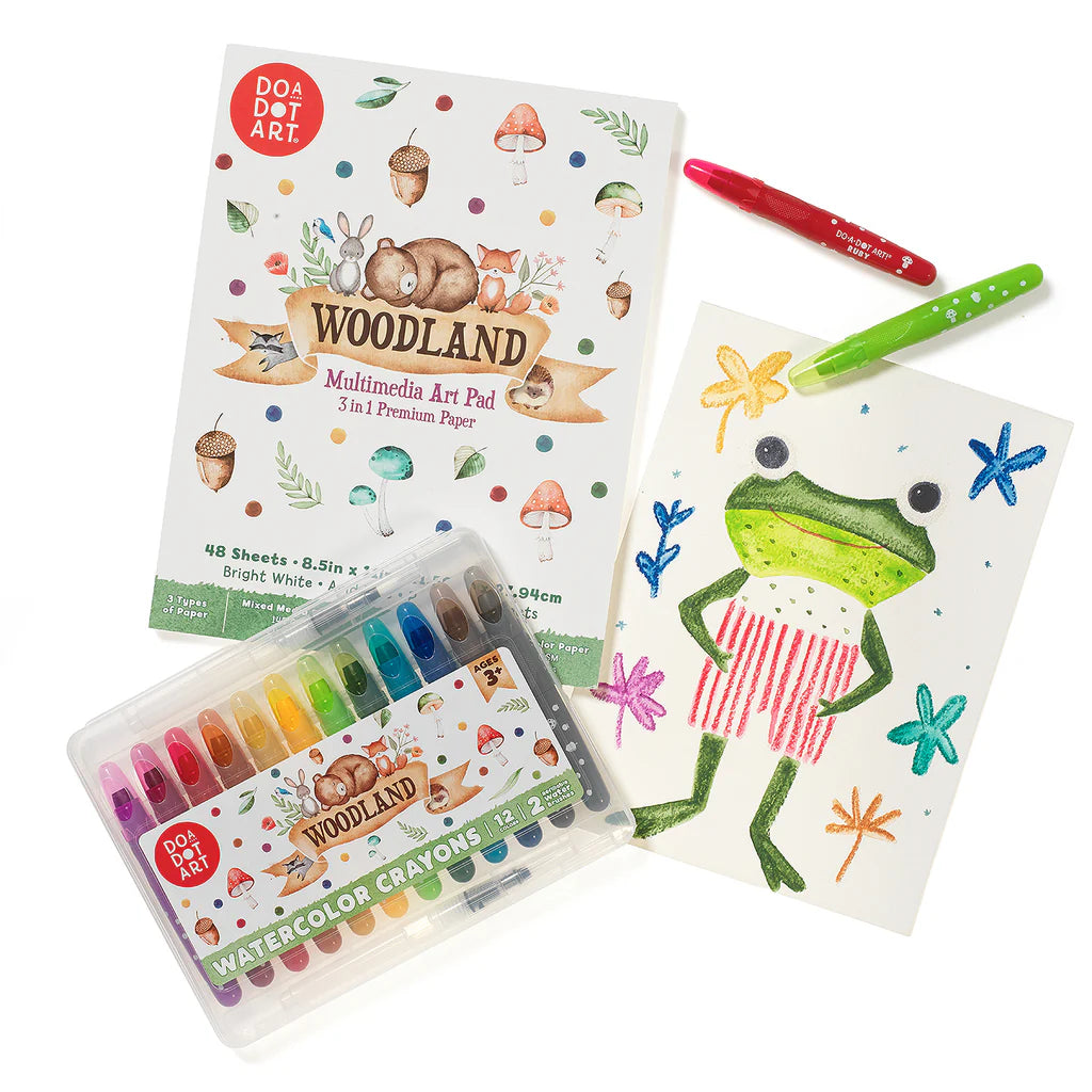 Woodland 3-in-1 Mixed Media Art Pad | Do A Dot
